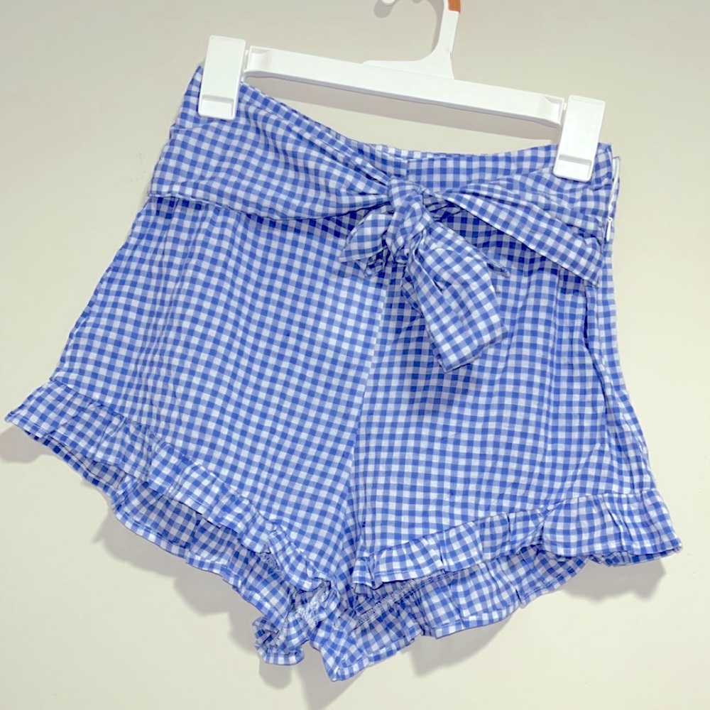 Blue and white summer short